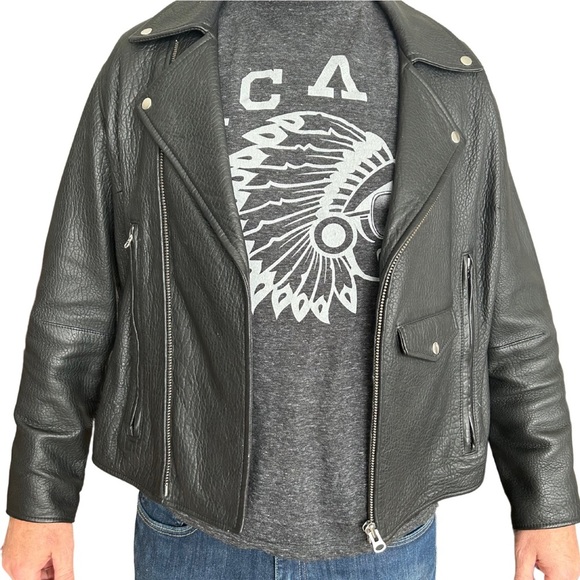 Mc Q by Alexander McQueen Leather Moto Jacket - Picture 4 of 11